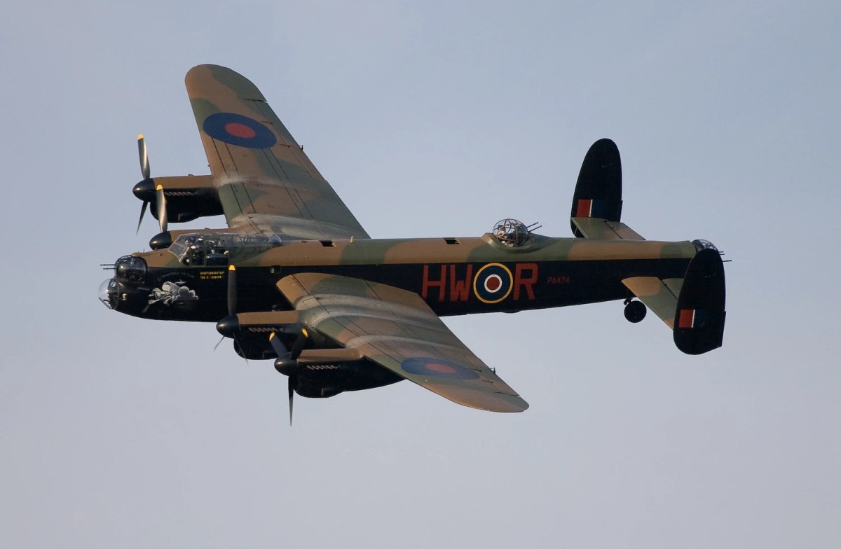 Lancaster war plane